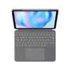 Teclado Logitech Combo Touch QWERTY US International gris con trackpad