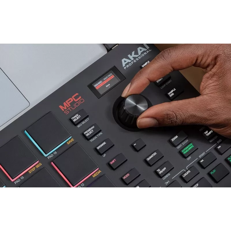 Akai MPC Studio II controlador de producción musical, sampler, MIDI, USB, negro