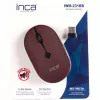Ratón INCA IWM-231RB 1600 DPI, inalámbrico, 4 botones, marrón, 2,4 GHz
