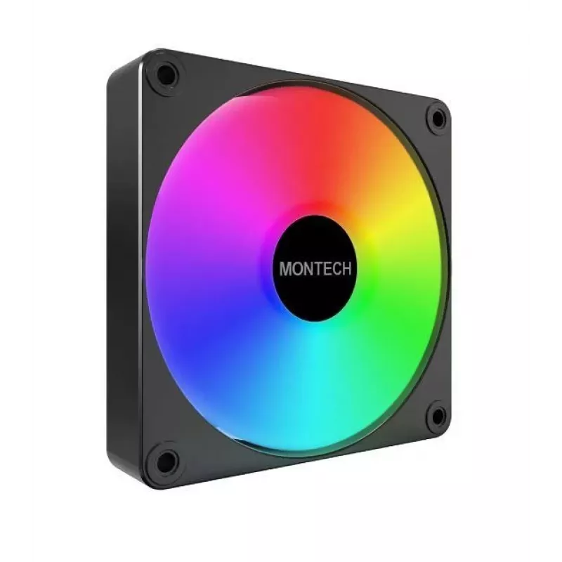 Montech GF120 V2 ARGB módulo ventilador para caja de ordenador 12 cm negro 3 uds.