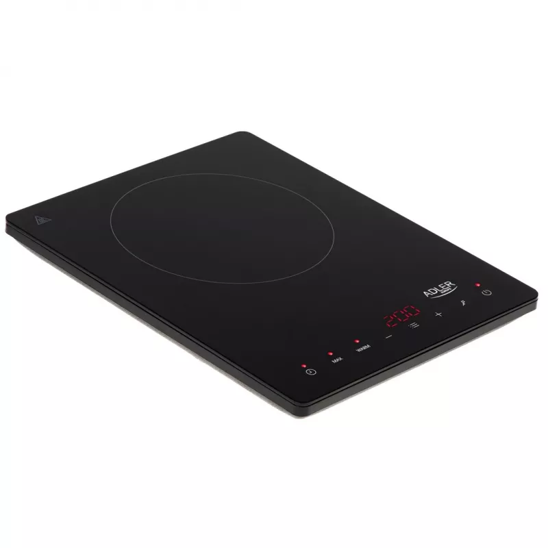 Adler AD 6513 placa de cocina negra de sobremesa 29 cm zona placa de inducción 1 zona(s)