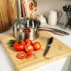 Set de ollas Salter BW06746EU7 — acero inoxidable set de 5 piezas con tapas