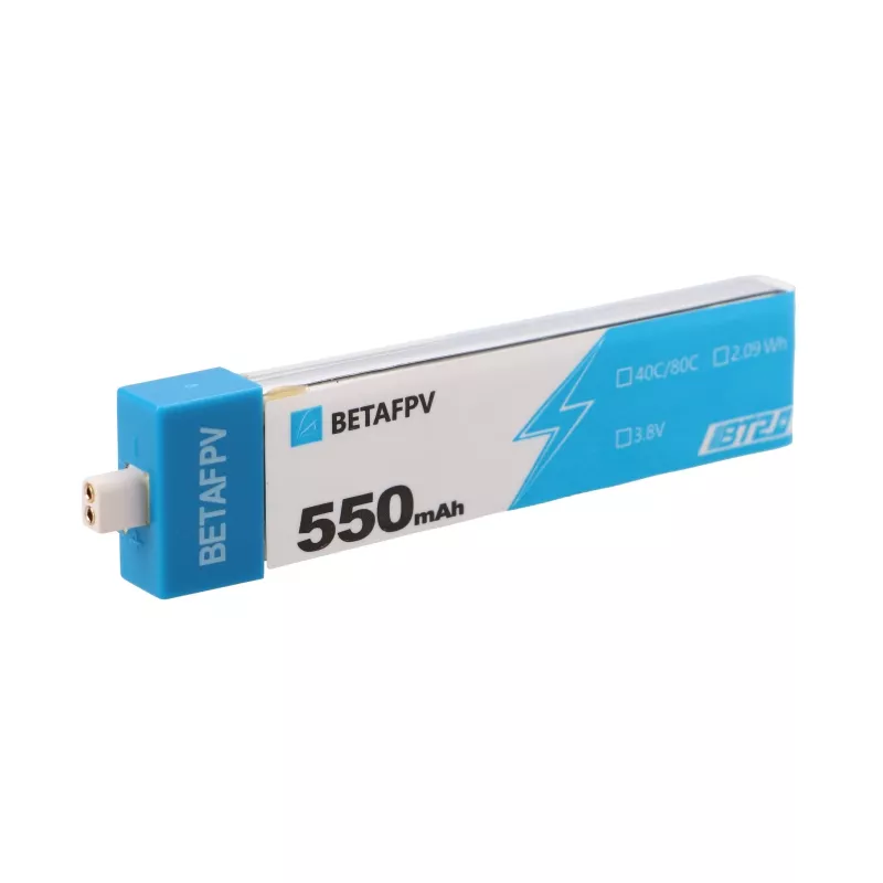 Set de baterías para dron BetaFPV BT2.0 1S pack de 4, 550mAh, 3,8V