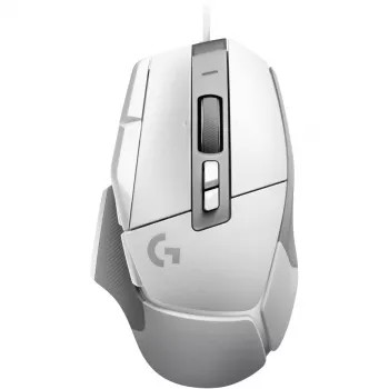 Pack de ratón gaming Logitech G G502 X con alfombrilla gaming rígida G240 — Para diestros, Óptico 25600 DPI, USB Type-A, 13 botones, Blanco