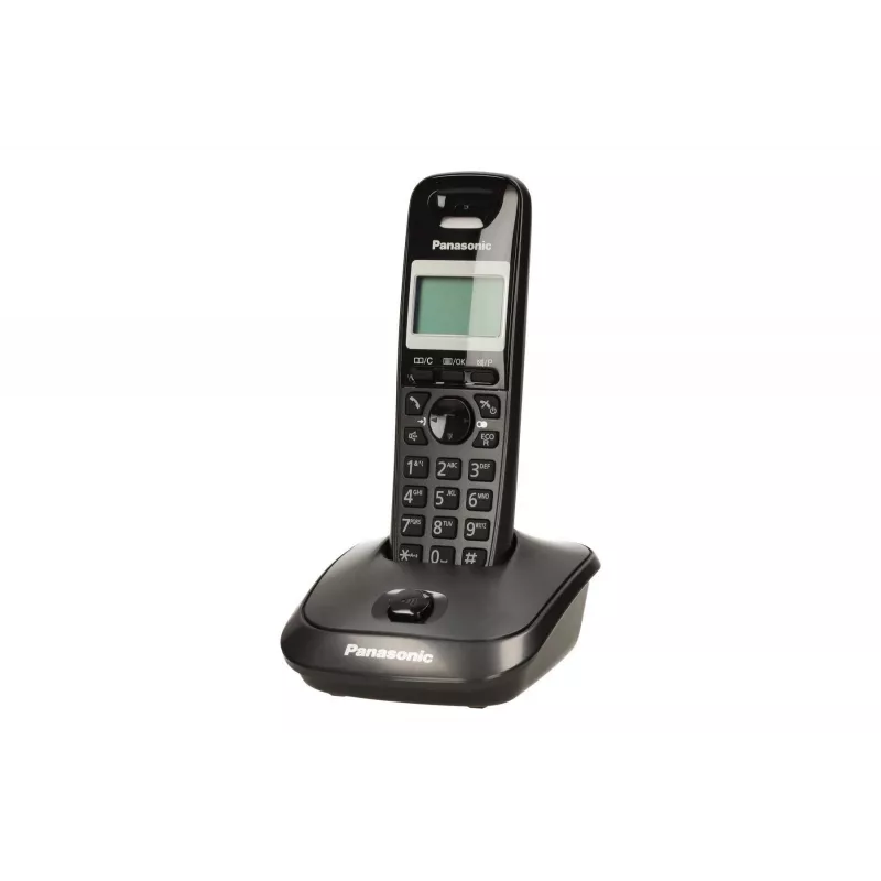 Panasonic KX-TG2511 teléfono DECT negro con identificación de llamadas