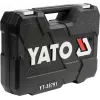 Juego de vasos de carraca YATO YT-38791 — 108 piezas, accionamiento 1/2 inch, incluye carraca, maletín negro