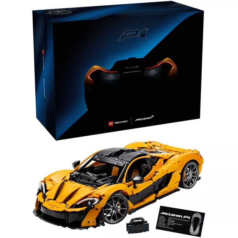 LEGO Technic 42172 McLaren P1 Set de coche modelo para adultos