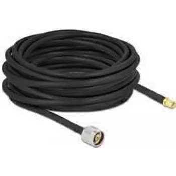 Cable de antena DeLOCK conector macho N a conector macho SMA LMR300 10 m