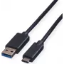 Secomp 11.44.9010 cable USB 0,5 m USB 3.2 Gen 1 (3.1 Gen 1) USB A USB C negro (11.44.9010)