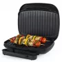 Parrilla eléctrica Petra PT4366MBLKVDE negra con recubrimiento antiadherente y temperatura ajustable
