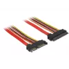 Cable SATA DeLOCK 84917 0,1 m SATA 22 pines naranja rojo amarillo