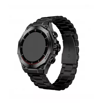 Smartwatch Kodak SW-7215 negra — pantalla táctil, seguimiento de actividad física, Bluetooth, compatible con iOS/Android