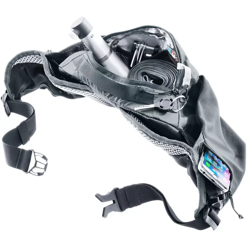 Riñonera DEUTER Pulse 3 compatible con riñones, cinturón ajustable, 3 L, grafito, 330 g