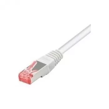 Tecline - Cable de red - RJ-45 (M) a RJ-45 (M) - 1,5 m - SFTP, PiMF - CAT 6 - libre de halógenos, funda antirrotura - Blanco (715015W)