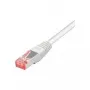 Tecline - Cable de red - RJ-45 (M) a RJ-45 (M) - 1,5 m - SFTP, PiMF - CAT 6 - libre de halógenos, funda antirrotura - Blanco (715015W)