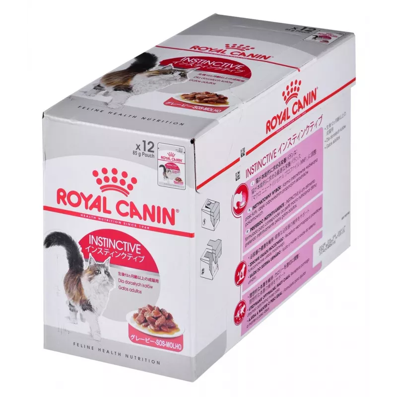 Royal Canin FHN Instinctive comida húmeda en paté para gatos adultos, 12 x 85 g