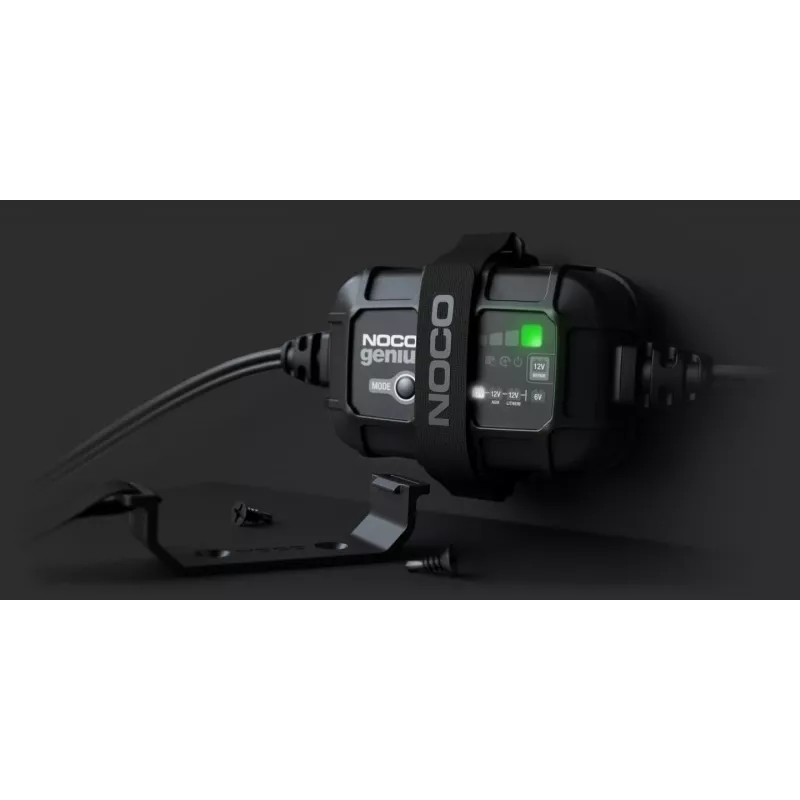 Cargador de baterías NOCO GENIUS5 5A para baterías de 6V/12V con función de mantenimiento y desulfatación