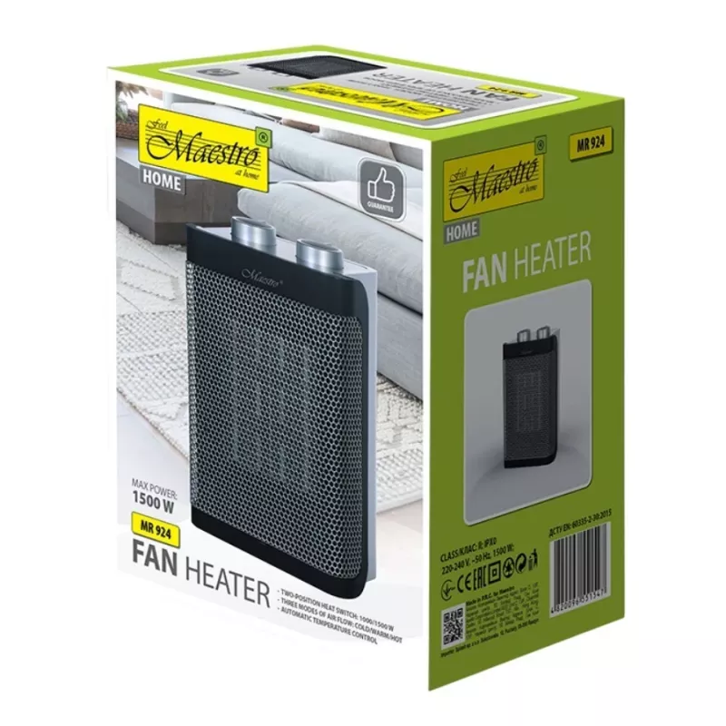 Calefactor cerámico Maestro MR-924 1500W