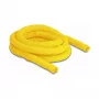 DeLOCK funda trenzada autocerrable resistente al calor 2 m x 16 mm amarillo
