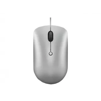 Ratón óptico ambidiestro con cable Lenovo 540 USB Type-C, 3 modos DPI, gris, 4 botones, cable de 1,8 m
