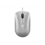 Ratón óptico ambidiestro con cable Lenovo 540 USB Type-C, 3 modos DPI, gris, 4 botones, cable de 1,8 m