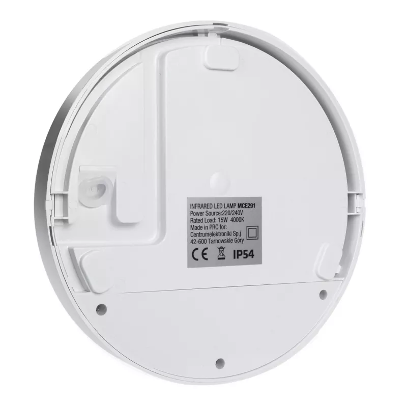 Lámpara LED MACLEAN MCE291W con sensor de movimiento IR, 10 W, 3000 K