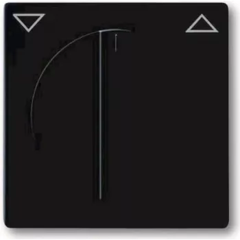 Busch Jaeger Tapa central negra ciega, con tirador giratorio 1740-885 (1710-0-3894)