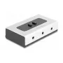 Conmutador de audio DeLOCK 88061 negro gris 3,5 mm entrada salida