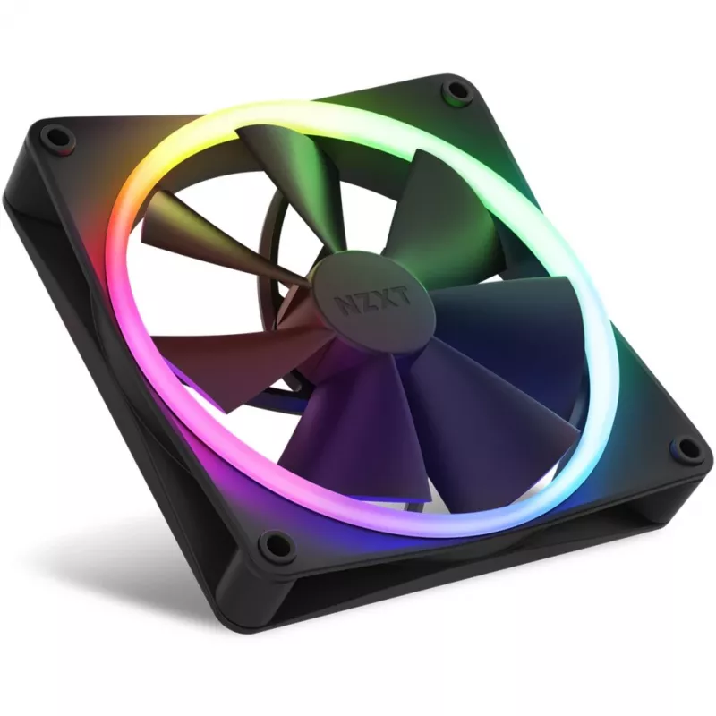 Ventilador NZXT F140 RGB TWIN 14 cm negro 500-1800 RPM Fluid Dynamic Bearing