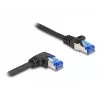 Cable de red DeLOCK RJ45 Cat.6A S/FTP 0,5 m negro