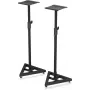 Soporte para monitores de estudio Behringer SM5002 altura ajustable — par para monitores de campo cercano, estructura metálica, altura ajustable