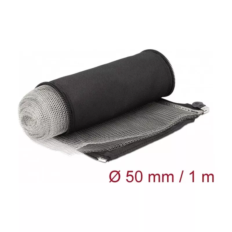 Funda de malla de apantallamiento EMI DeLOCK 20849 1 m x 50 mm negro