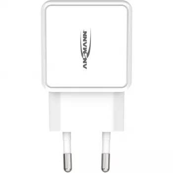 ANSMANN HC218PD - fuente de alimentación - 18 vatios - 3000 mA - PD, QC 3.0 - 2 puertos de salida (USB, USB-C) - blanco (1001-0111)