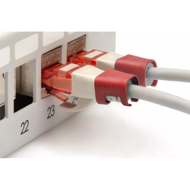 Clip de codificación por colores Digitus A-CC-R rojo