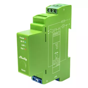 Shelly Pro Dimmer 1 interruptor inteligente para carril DIN, 1 canal