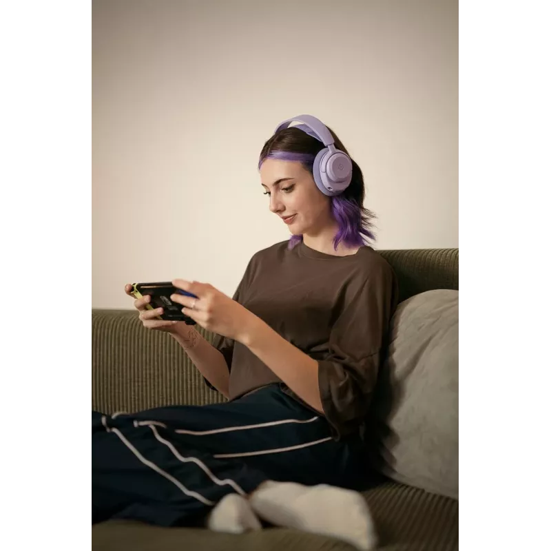 Steelseries Arctis Nova 3P Wireless auriculares con micrófono inalámbricos para PlayStation, Levander