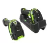 Escáner de códigos de barras portátil Zebra LI3678-ER 1D negro, verde