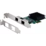Adaptador de red Exsys EX-60112 PCIe 2,5 Gigabit, doble puerto