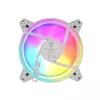 Ventilador de caja 120mm MODECOM VOLCANO APEX 120 ARGB blanco — ventilador ARGB 120mm