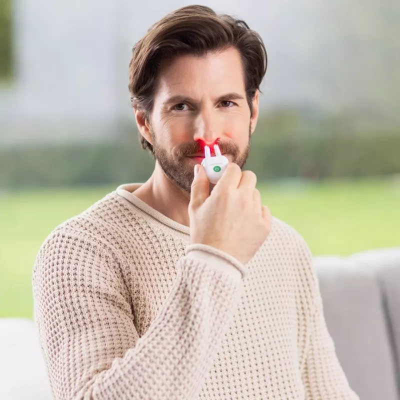 Medisana Medinose Compact Dispositivo de fototerapia nasal para rinitis alérgica