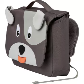Mochila escolar Perro (Gris)