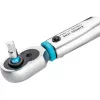 Llave dinamométrica 5107B-3CT para puntas, 1/4 (azul/negro, carraca reversible)