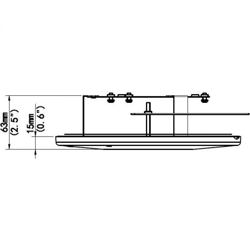Soporte de techo ALLNET soporte ajustable para cámara ALL-CAM2495-LVEFN, inclinable y orientable
