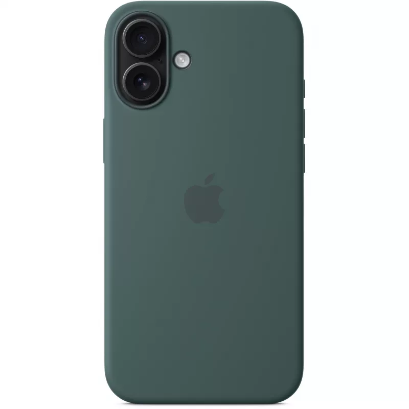 Apple iPhone 16 Plus Funda de silicona con MagSafe – Verde mar