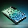 Bloque de agua GPU ek water blocks EK-Quantum Vector³ FE RTX 5090 — Tapa superior de acrílico