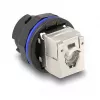 Delock 67047 Conector hembra RJ45 Cat.6A para panel con terminación LSA, negro
