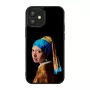 Funda protectora iKins para Apple iPhone 12 mini — diseño: La joven de la perla