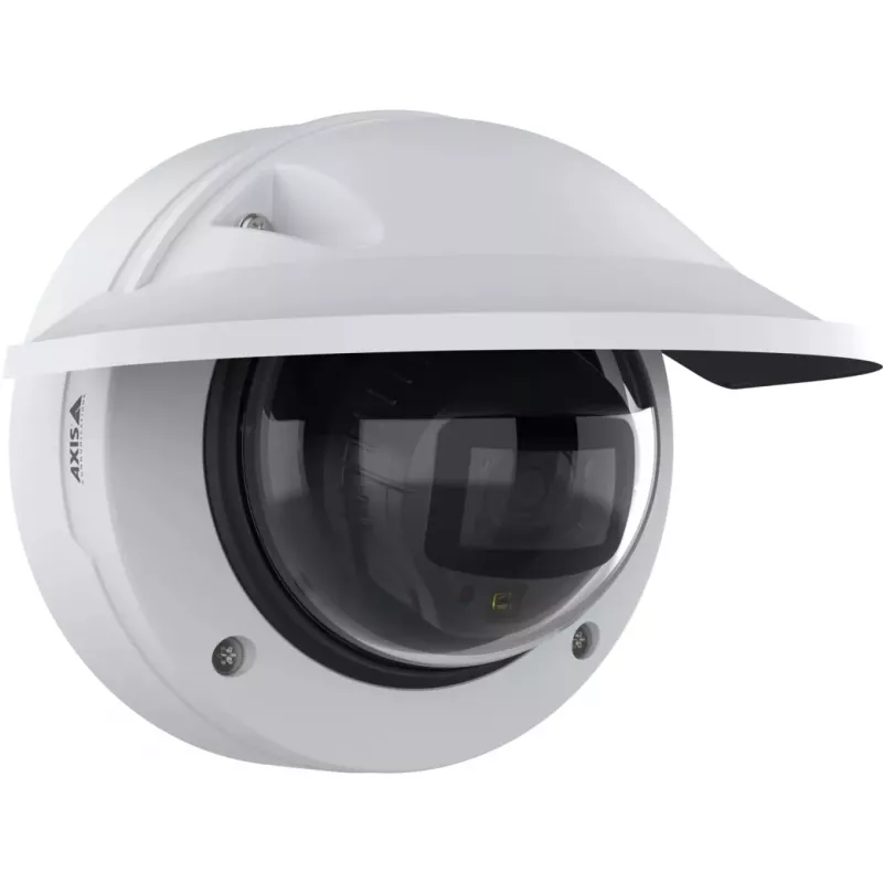 Cámara de vigilancia IP Axis P3278-LVE — domo, 3840×2160, interior y exterior, montaje en techo/pared, CMOS de 1/1,8 inch, 0,03 lx, 103° H