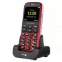 Doro Primo 368 teléfono móvil, 2,3 pulgadas, 3 MP, 1000 mAh, rojo