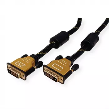ROLINE GOLD Cable de monitor DVI, macho-macho (24+1) dual link 2,0m (11.04.5512)
